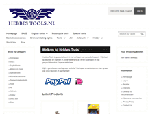 Tablet Screenshot of hebbestools.nl